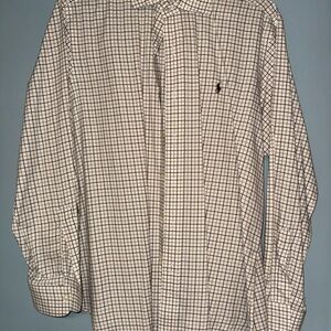 Polo Ralph Lauren Checkered Buttoned Men’s Dress Shirt size Large